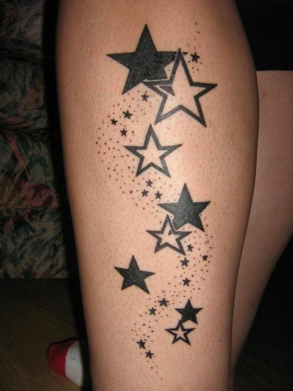 tatuointi tähdet tatuoinnit jalka