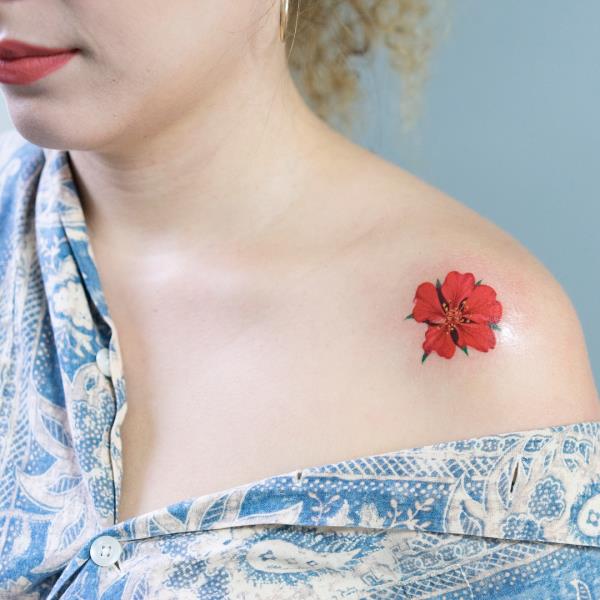 tatuoinnit 2020 3D -väriset ideat