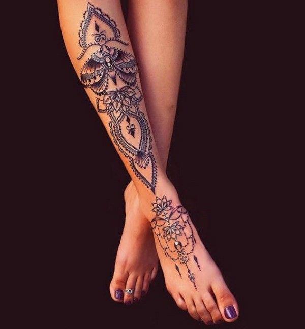 tatuoinnit 2020 jalkojen korut naisille
