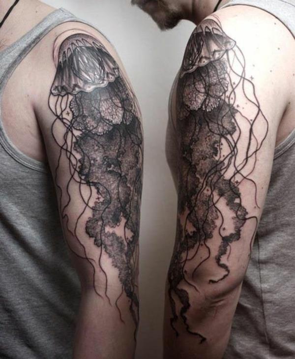 tatuointikuvat tatuoinnille olkavarren meduusoja
