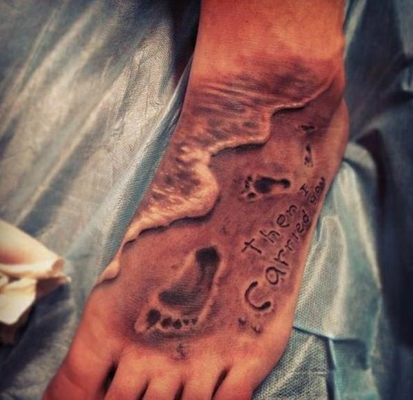 tatuoinnit jalka tatuointi jalanjälki