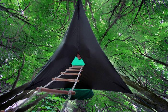 tentsile camping teltat roikkuvat teltat ilma köysitikkaissa