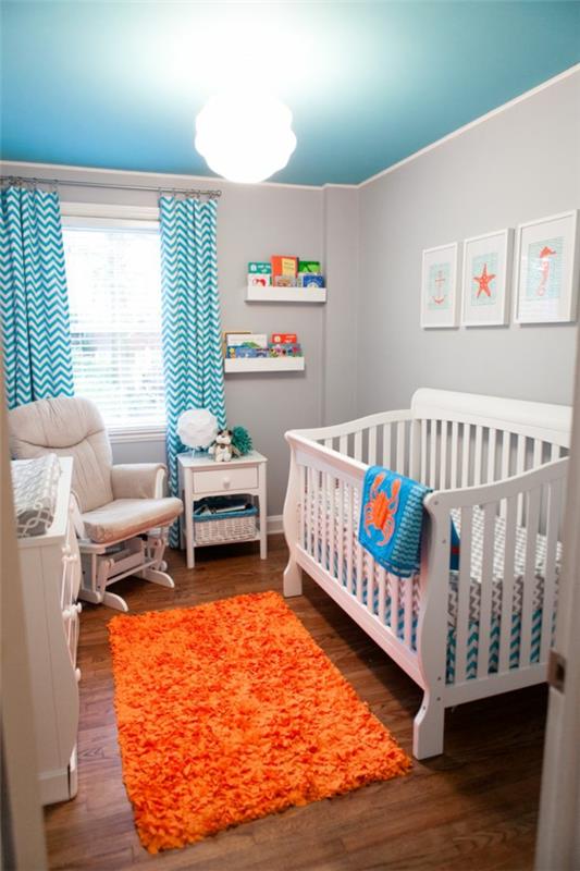 matto vauvahuone oranssi raikasta ilmaa
