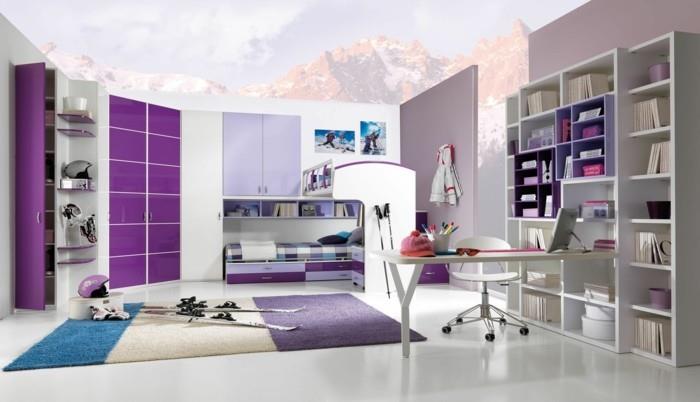 osta mattoja violetti valkoinen sininen design nuorisohuoneet