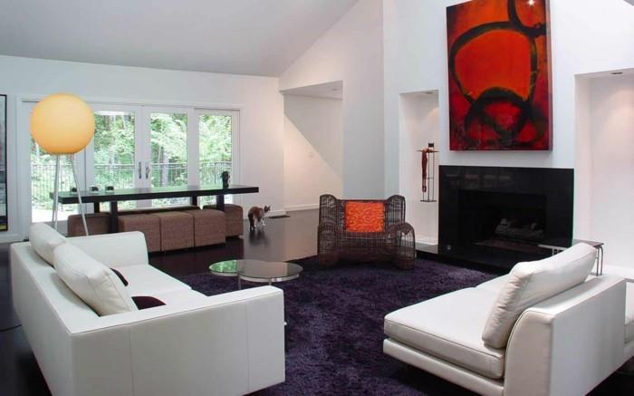 osta matto violetti valkoinen huonekalusuunnittelu olohuone