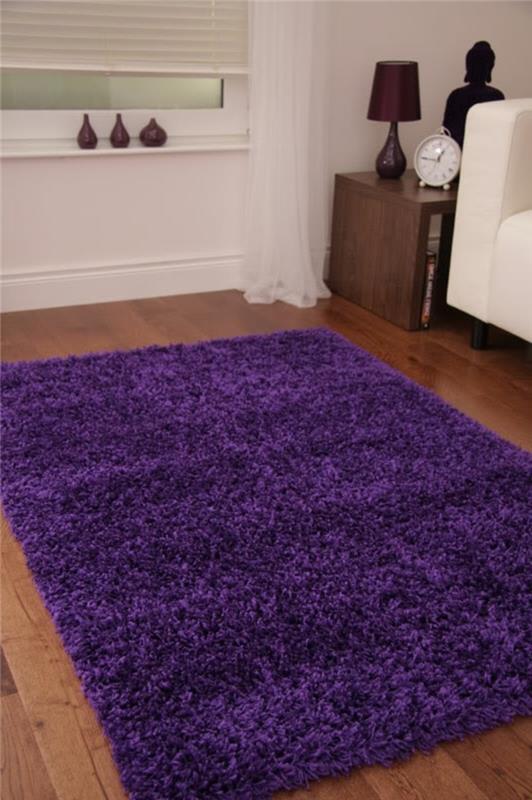 Osta violetti matto, joka koristaa olohuoneesi