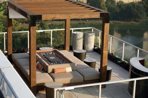 viileä patio katto ideoita erittäin moderni makuuhuone joki