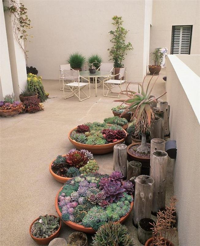 patio kasvit huonekalut ja parveke kasvit vihreä patio suunnitteluideoita