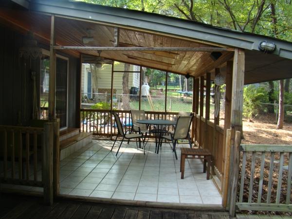 terassisuunnittelukuvat veranta rakentaa amerikkalaisia ​​puutaloja monopitch -kattorakentaminen