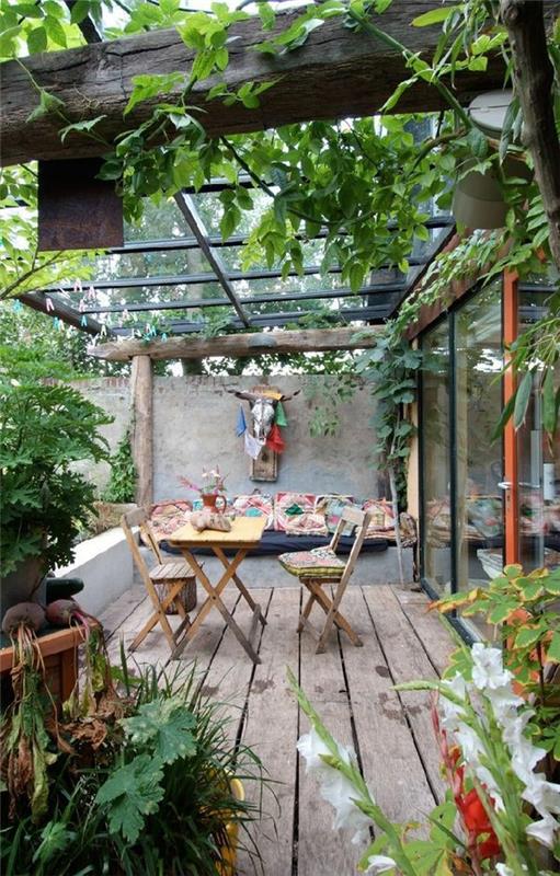 terassisuunnittelukuvat veranta rakenna itsellesi puulaudat terassi kattolasi