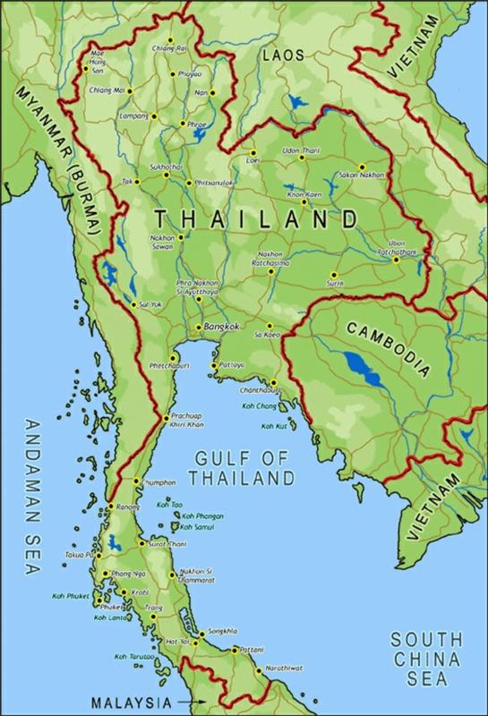 Thaimaan lomamatkat ja loma -Aasian maat