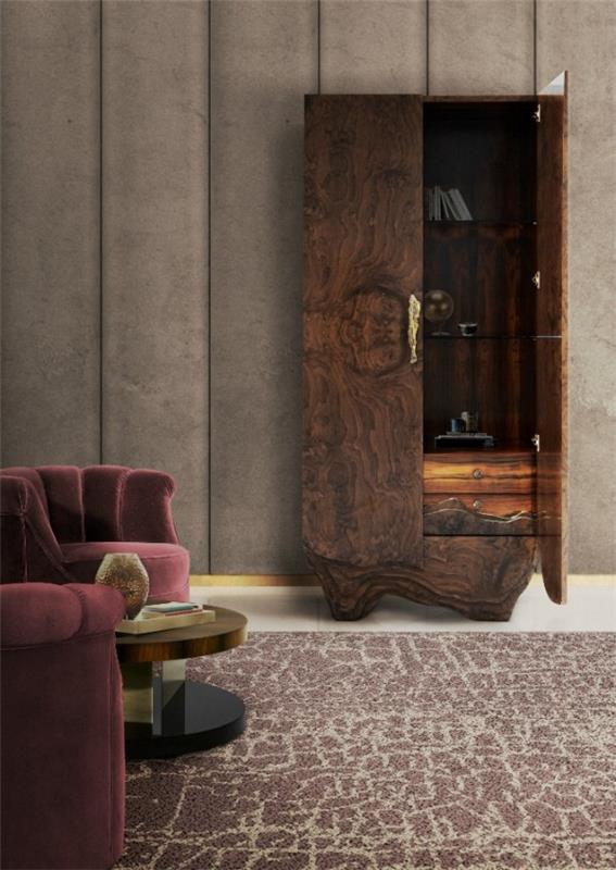 eläin tulostaa violetti beige matto deco trendejä