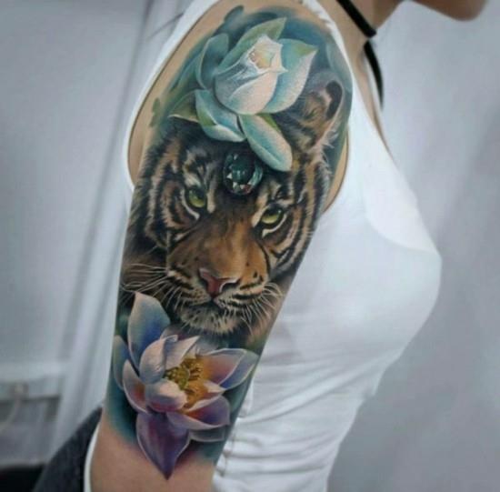 ideoita tiikeri -lootushihnan tatuoinnista