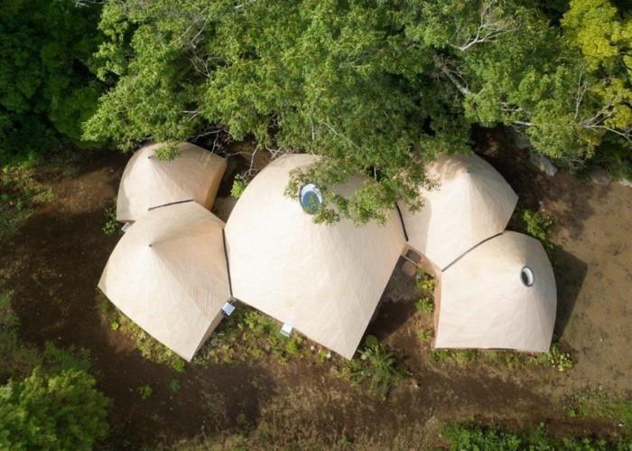 tipi teltta holzhauser betoni okohaus modernit talot