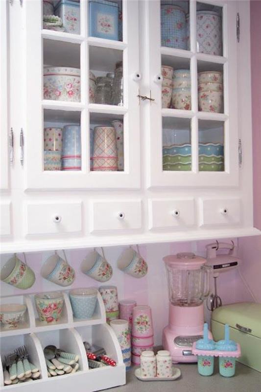 pöydän koristelu kesäkokoelma greengate shabby chic style keittiökalusteet
