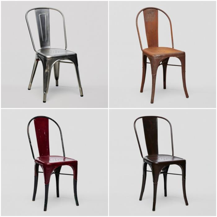 tolix -tuolivaihtoehtoja eri väreissä
