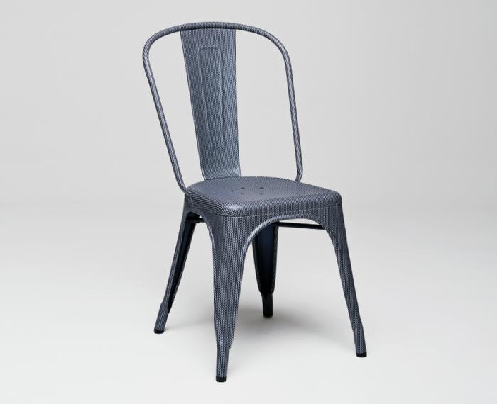 tolix -tuoli harmaissa design -huonekaluissa