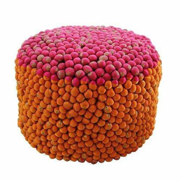 bambu huonekalut deco-jakkara kaksisävyinen