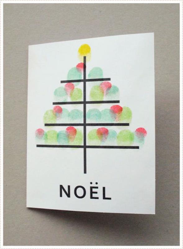 tee upeita graafisia joulukortteja