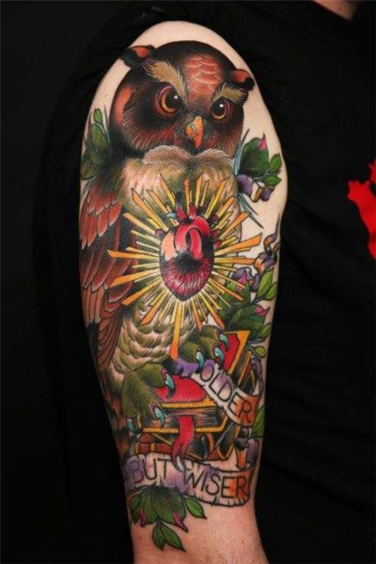 tatuointiideoita miehille värillinen tatuointi kyynärvarsi