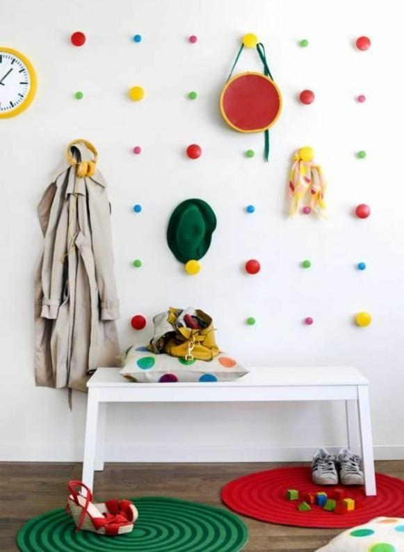 loistava seinän suunnittelu elävät ideat seinävärit värikäs pallo lapset