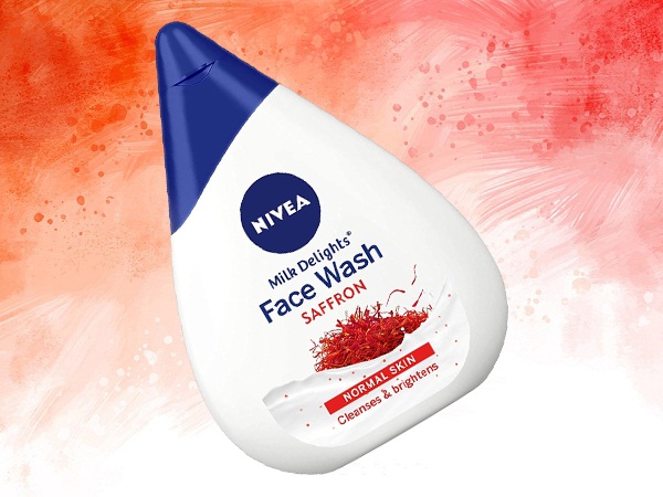NIVEA Face Wash, Milk Delights Precious Saffron