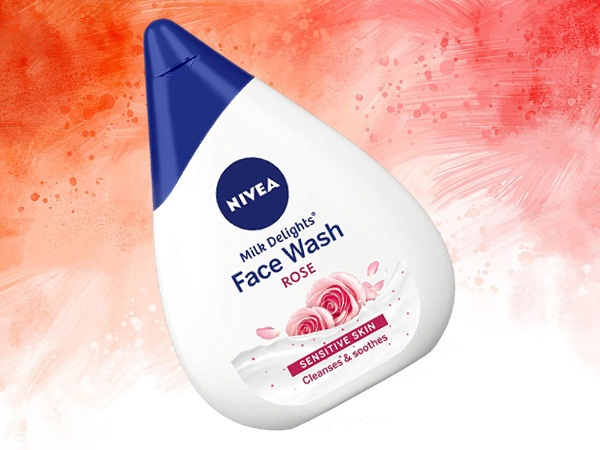 NIVEA Ansigtsvask, Milk Delights Caring Rosewater