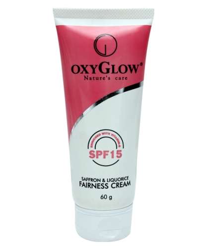 OxyGlow Saffron og lakrids fairness creme