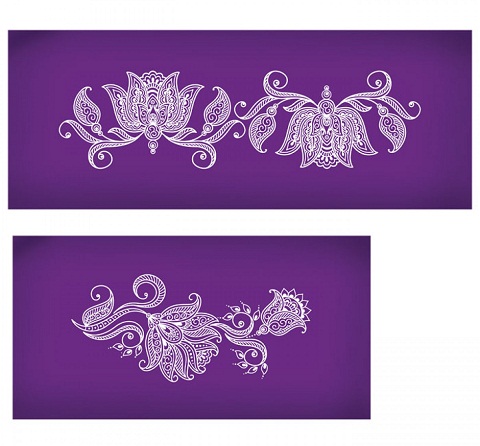 Mehndi Stencils Design til våben