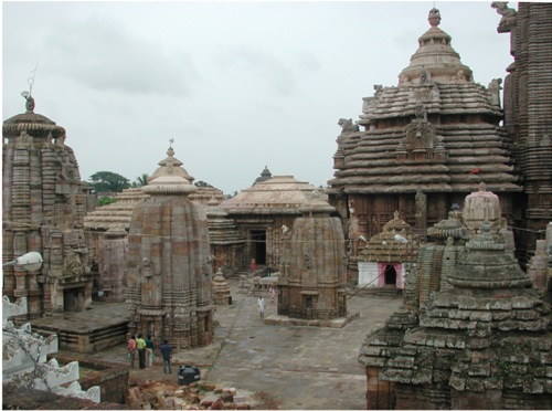 Lingaraja templom Bhubaneswarban