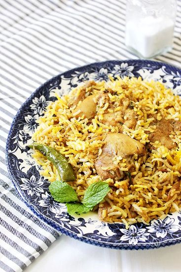 Muszlim ételek recept csirke Biryani