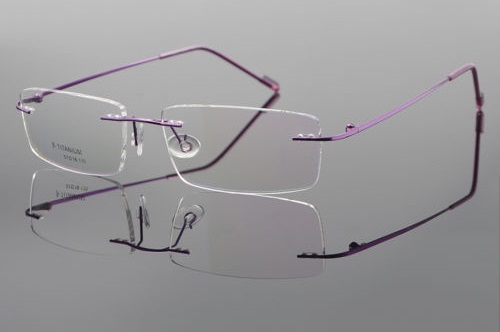 Smarte Titanium kantløse solbriller til mænd