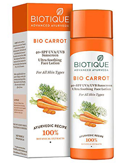 Biotique Bio Carrot Face & amp; Body Sun Lotion