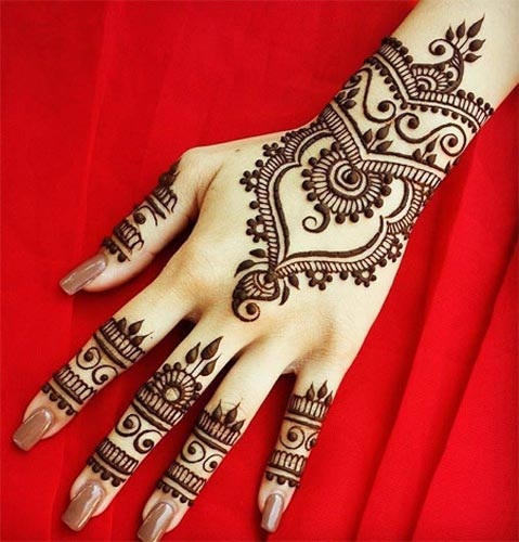 Bangle Style Khaleeji Mehndi Design