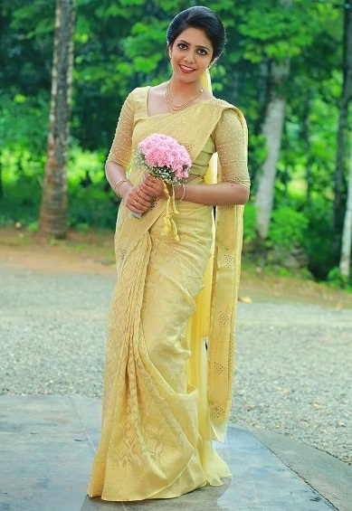Kerala keresztény esküvői szári
