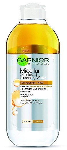 Garnier Skin Naturals micellás olajjal áztatott tisztítóvíz