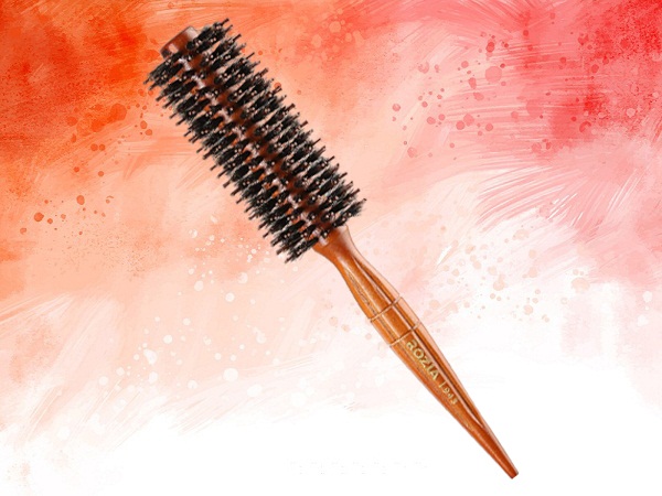 Rozia Pro Chestnut Wooden Round Bristles Ors