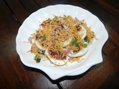 Tojás Chaat