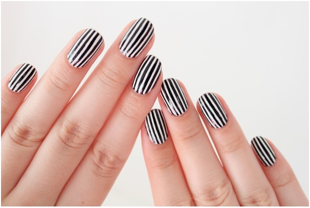 Stripes and Lines Nail Art Tutorial