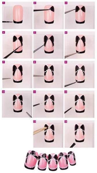 Bow Nail Art Tutorial
