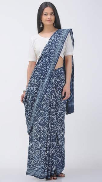 Indigo Cotton Sarees