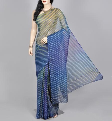 Designer Indigo Saree