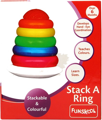 Játékok 1 éves babának - Giggles Stack A Ring