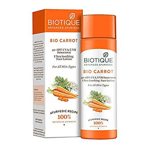 Biotique Bio Carrot Face and Body Sun Lotion SPF 40