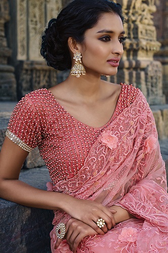 Designer bluser til net sarees4