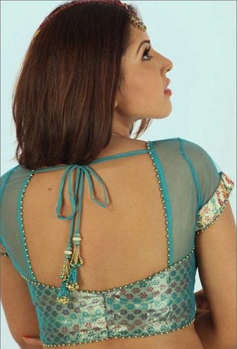 Designer bluser til net sarees9