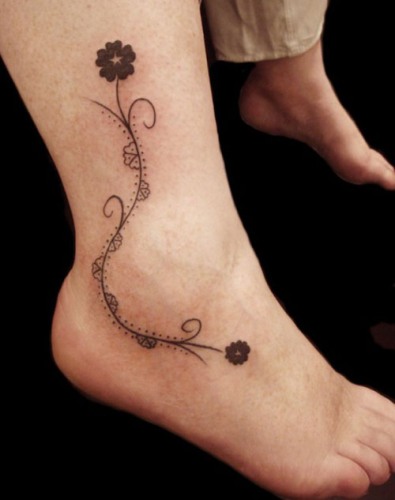 Boka vonal tetoválás tervezés