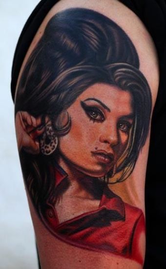 amy winehouse tatoveringsdesign