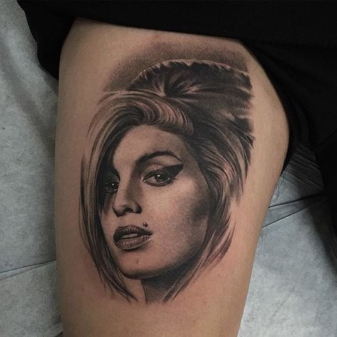 Amy Winehouse tatoveringsdesign 7