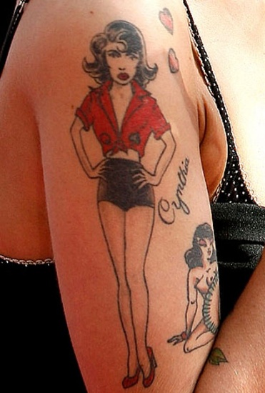 Amy Winehouse Tetoválásötlet